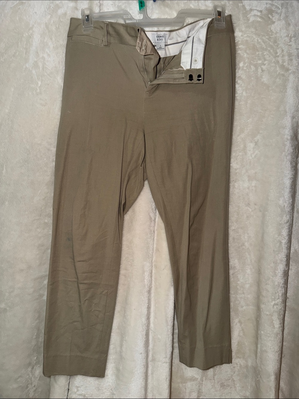 Women Khaki Dress Pants - Classic Fit